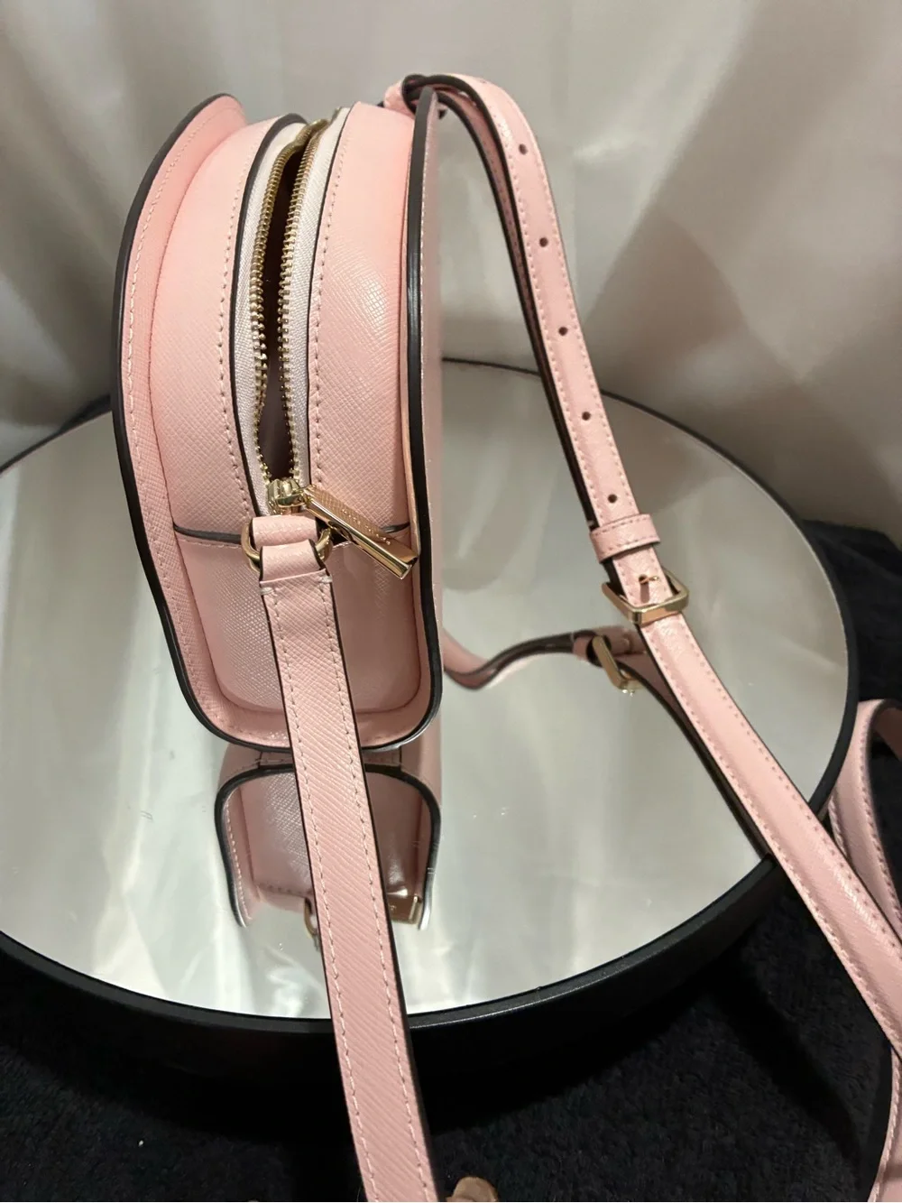 kate spade Blush Pink Leather Dome Crossbody NWOT